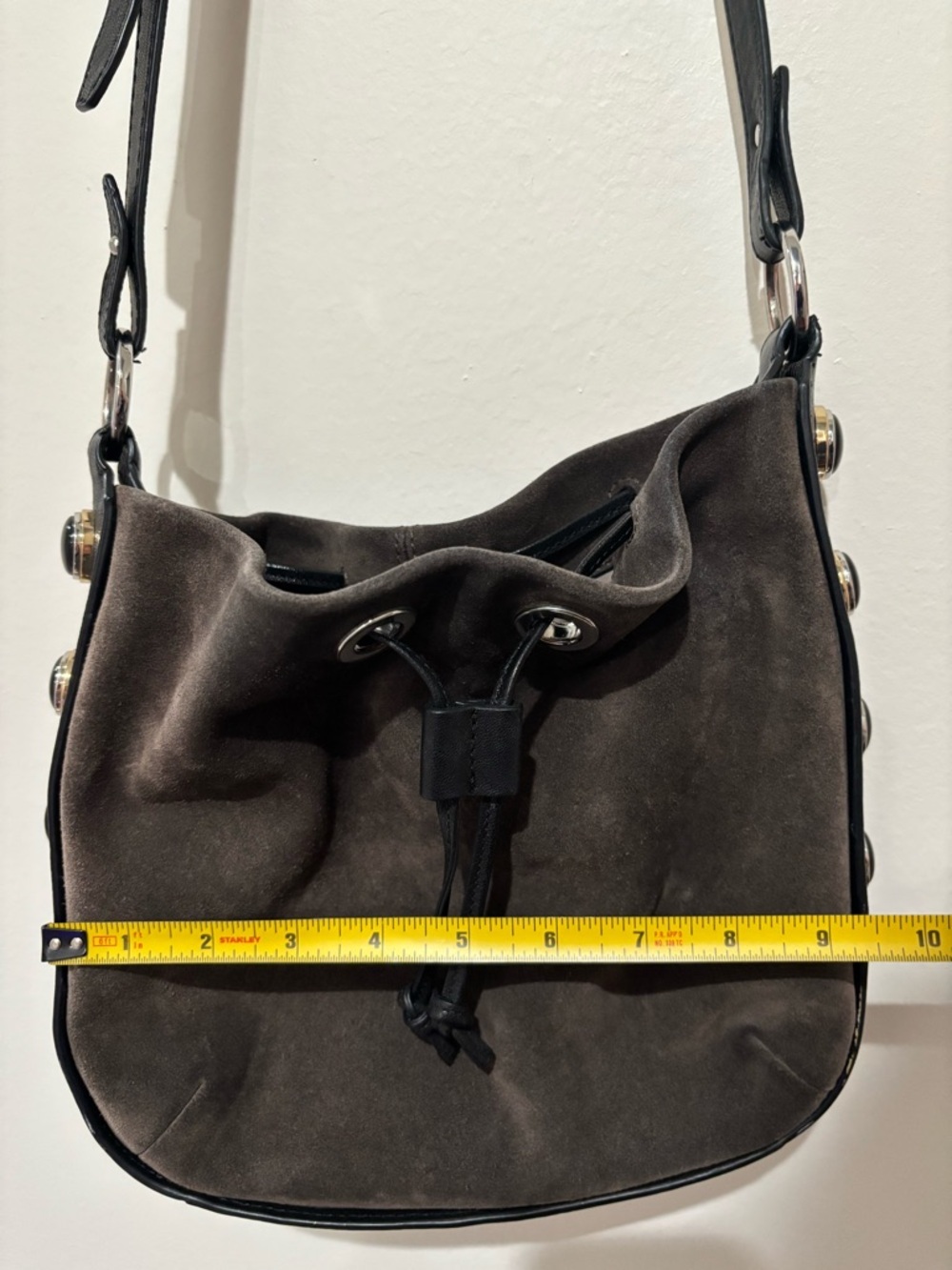 Drawstring Shoulder Bag - Picture 3 of 8
